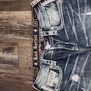 Rock Revival Julieya Distressed Crop Easy